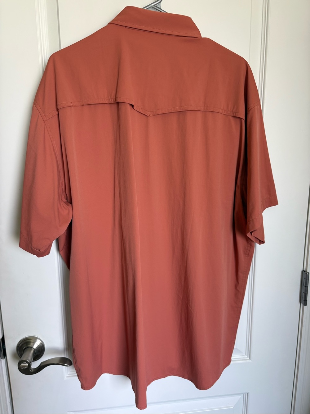 Poncho Outdoors Red Clay SS Shirt XL Performance Button Down - Picture 2 of 3